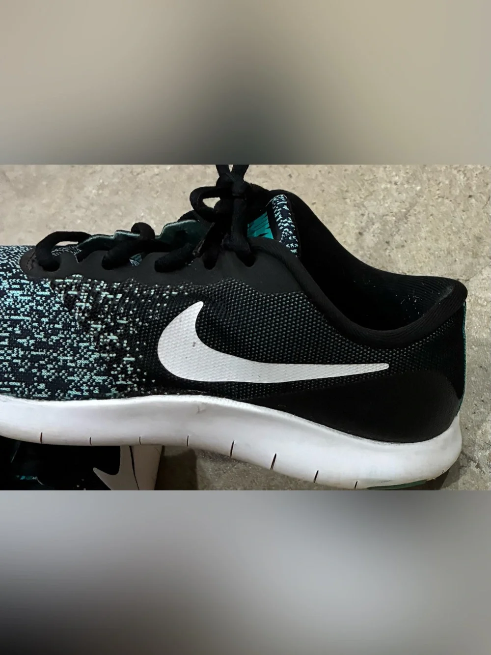 Womens NIKE “Flex Contact & 5.0 Free” Athletic Shoes, 6